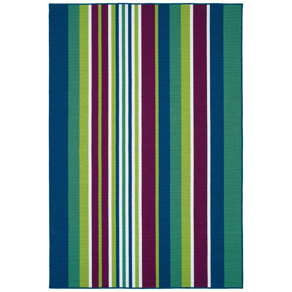 Kaleen Rugs VOA07-87 Voavah Collection 4 ft. X 6 ft. Rectangle Rug in Plum/Blue/Teal/Lime Green/White 