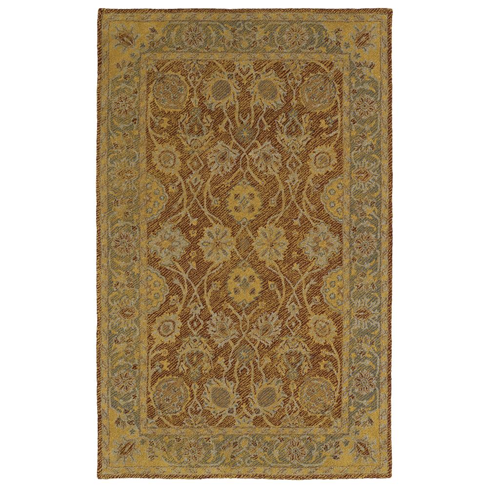 Kaleen Rugs WTR08-6 Weathered Collection 2 Ft x 6 Ft Runner Rug in Brick