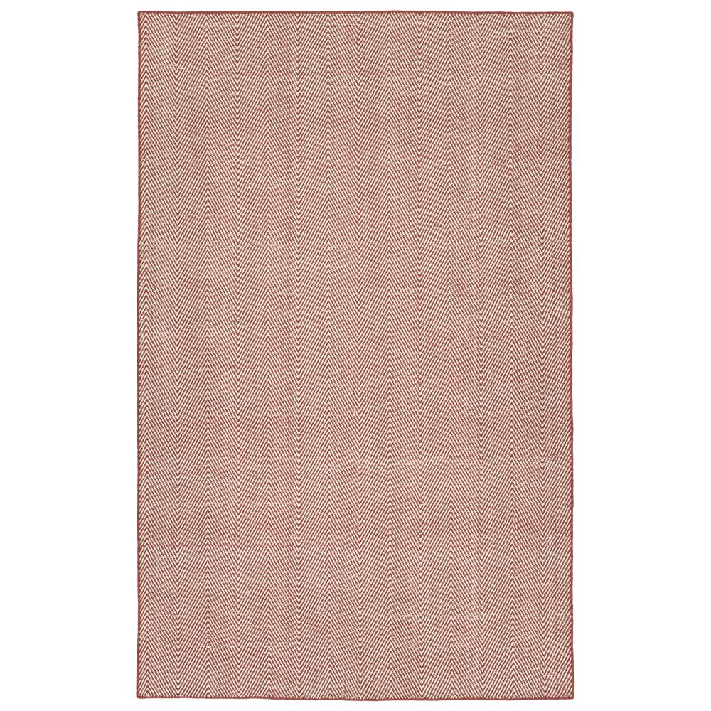 Kaleen Rugs ZIG01-99 Ziggy Collection 3 Ft x 5 Ft Rectangle Rug in Coral 