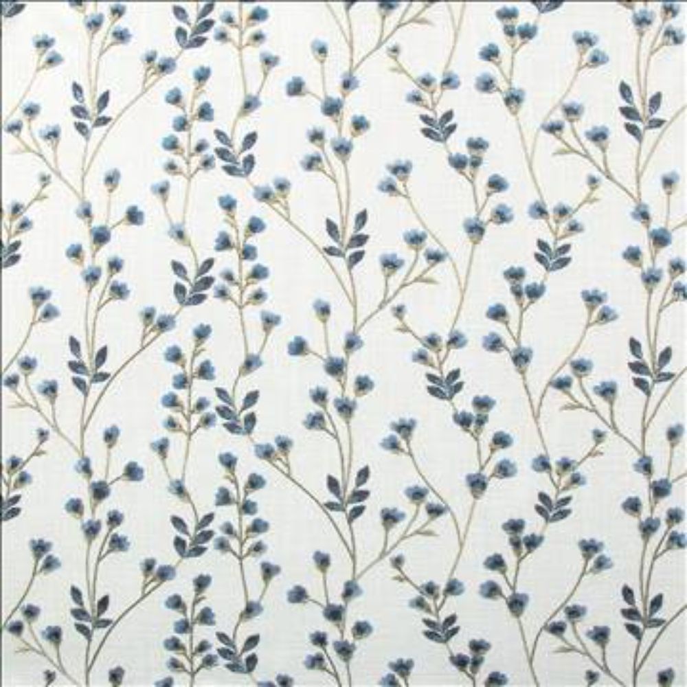 Kasmir Fabric ILLUSTRIOUS BLUEBELL Fabric in Bluebell