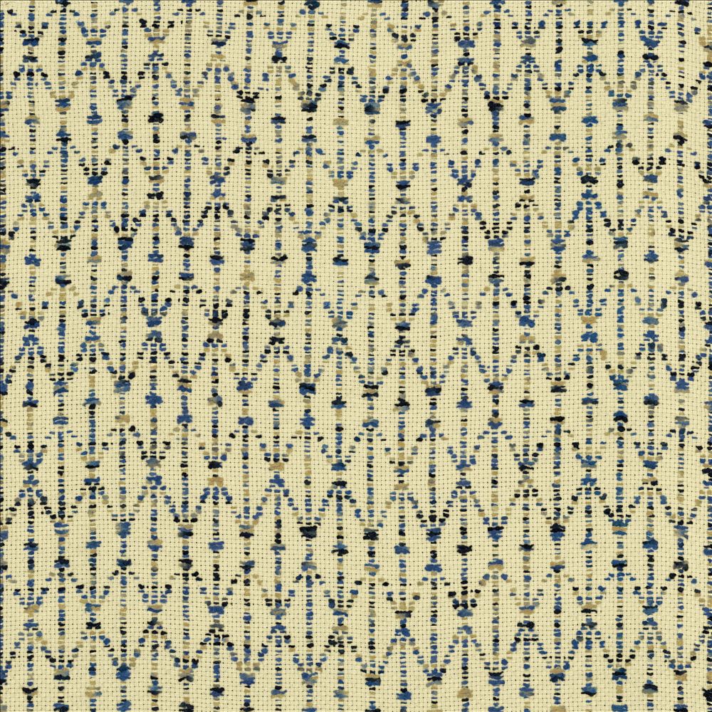 Kasmir Fabrics Stitch Lapis Fabric