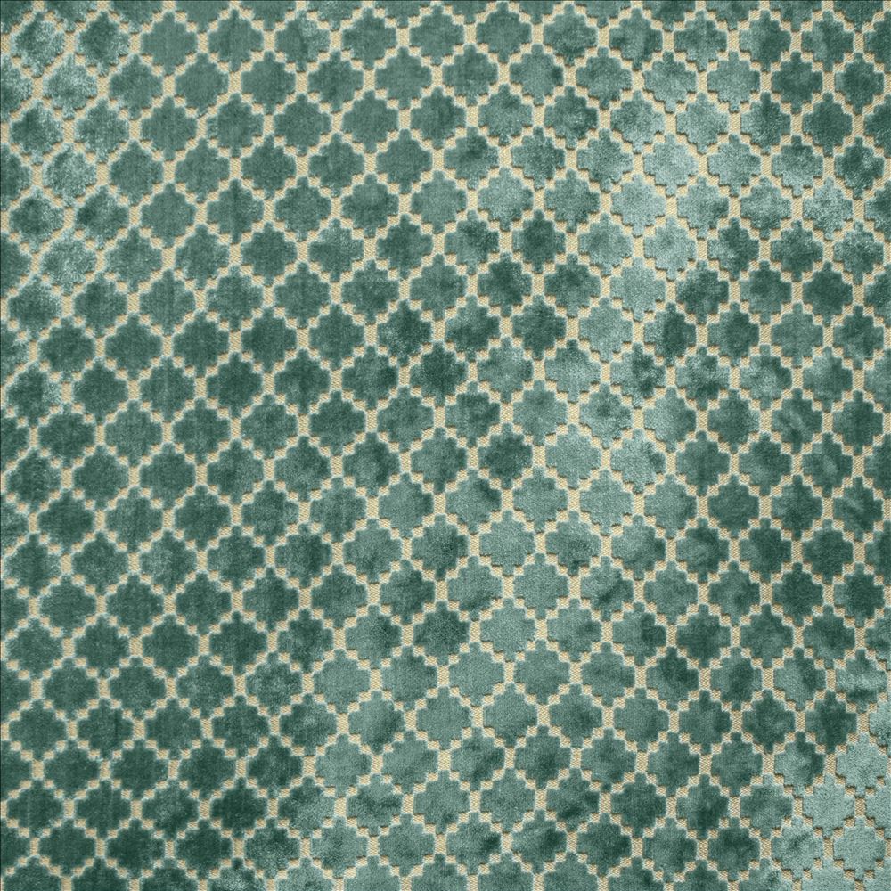 Kasmir Turnpike Turquoise Fabric