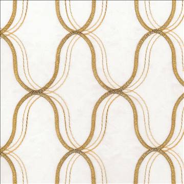 Kasmir Fabrics Wavefront Gold Fabric 
