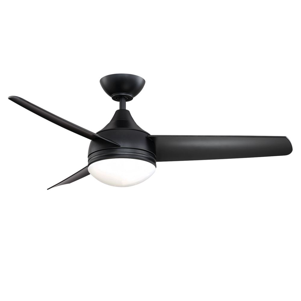 Kendal Lighting AC19242L-BLK Moderno 42 In. Black Led Ceiling Fan