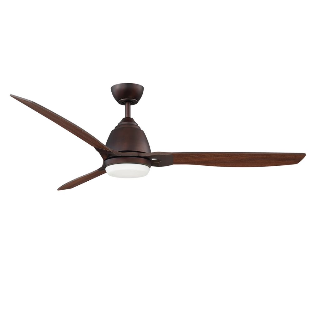 Kendal Lighting AC21852-OBB ERIS 52 in. LED Oil Brushed Bronze Ceiling Fan with AC motor