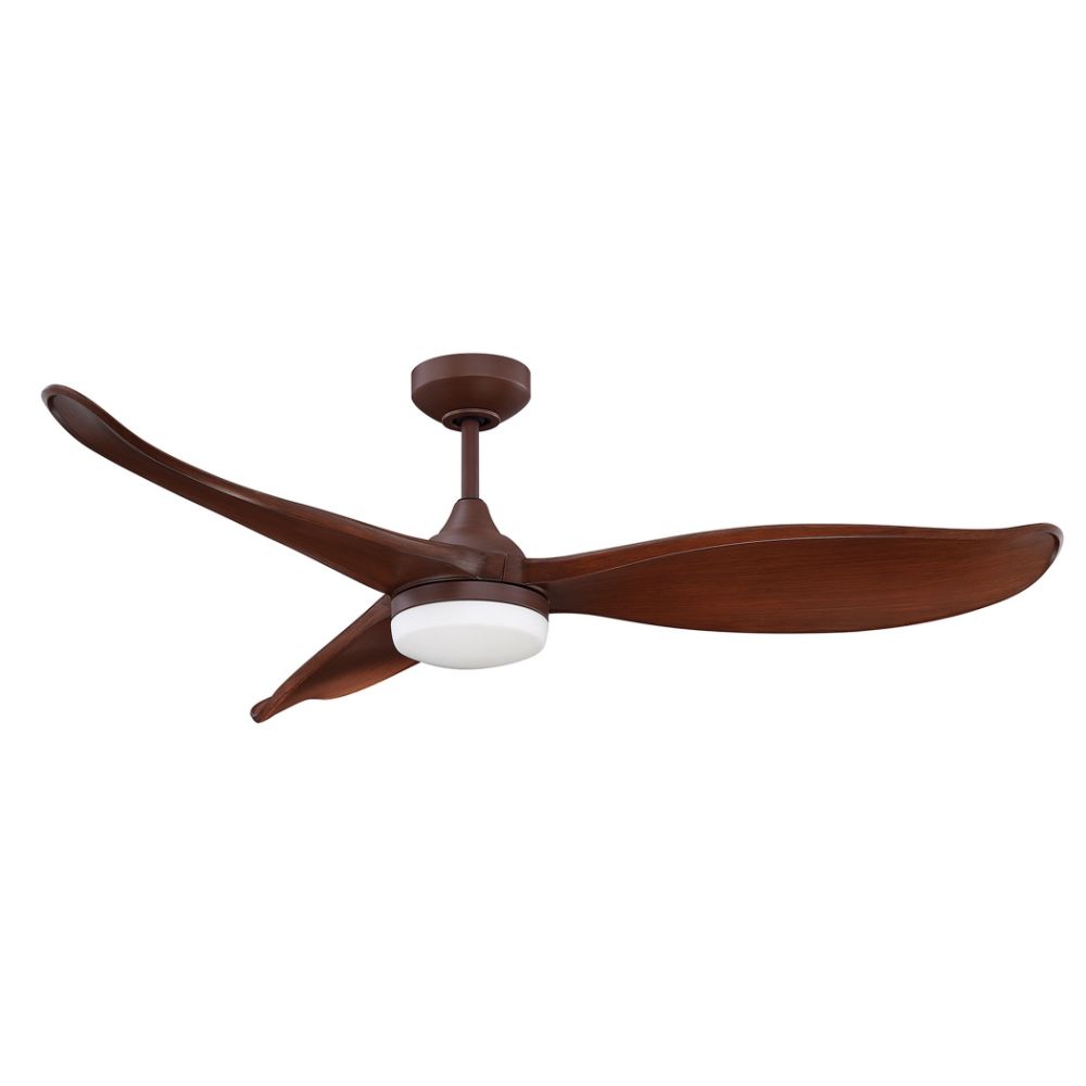 Kendal Lighting AC22352-RC Triax 52 In. Led Russet Chestnut Dc Motor Ceiling Fan