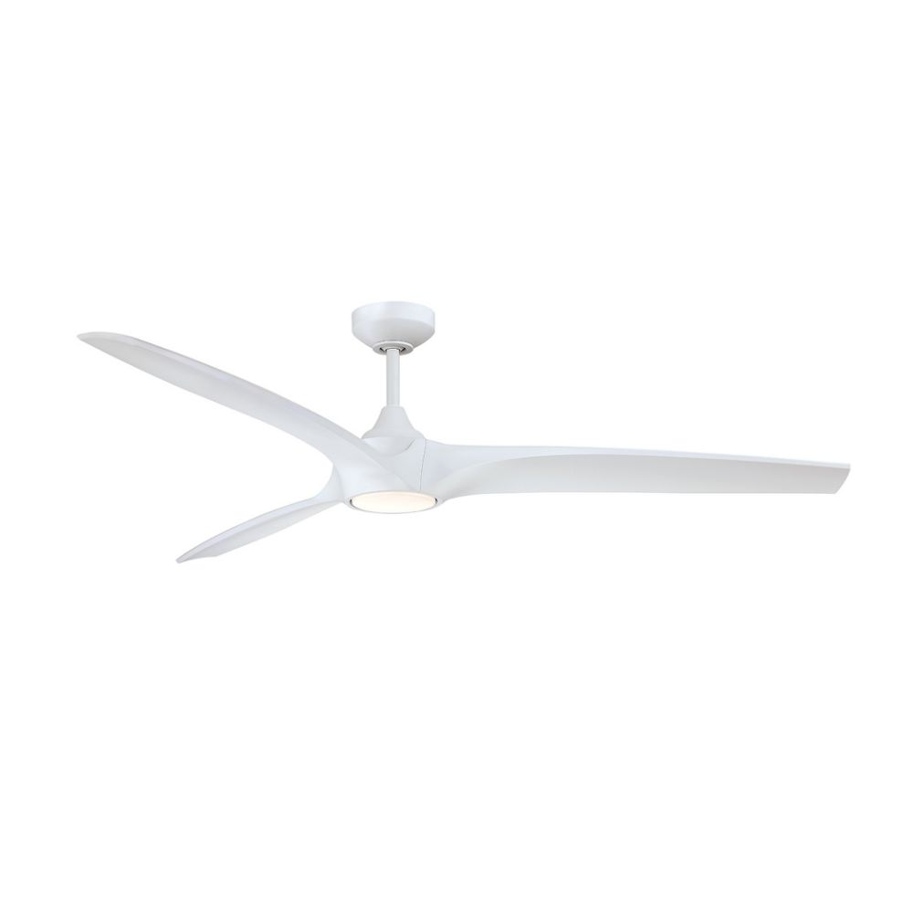 Kendal Lighting AC23660-MWH Paladin 60 In. White Ceiling Fan