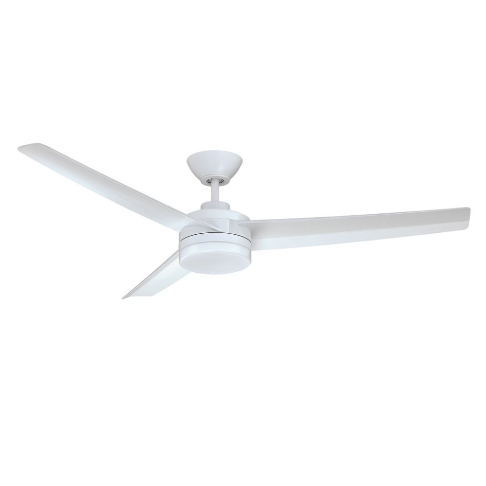 Kendal Lighting AC30152-WH Caprion 52 In. White Ceiling Fan