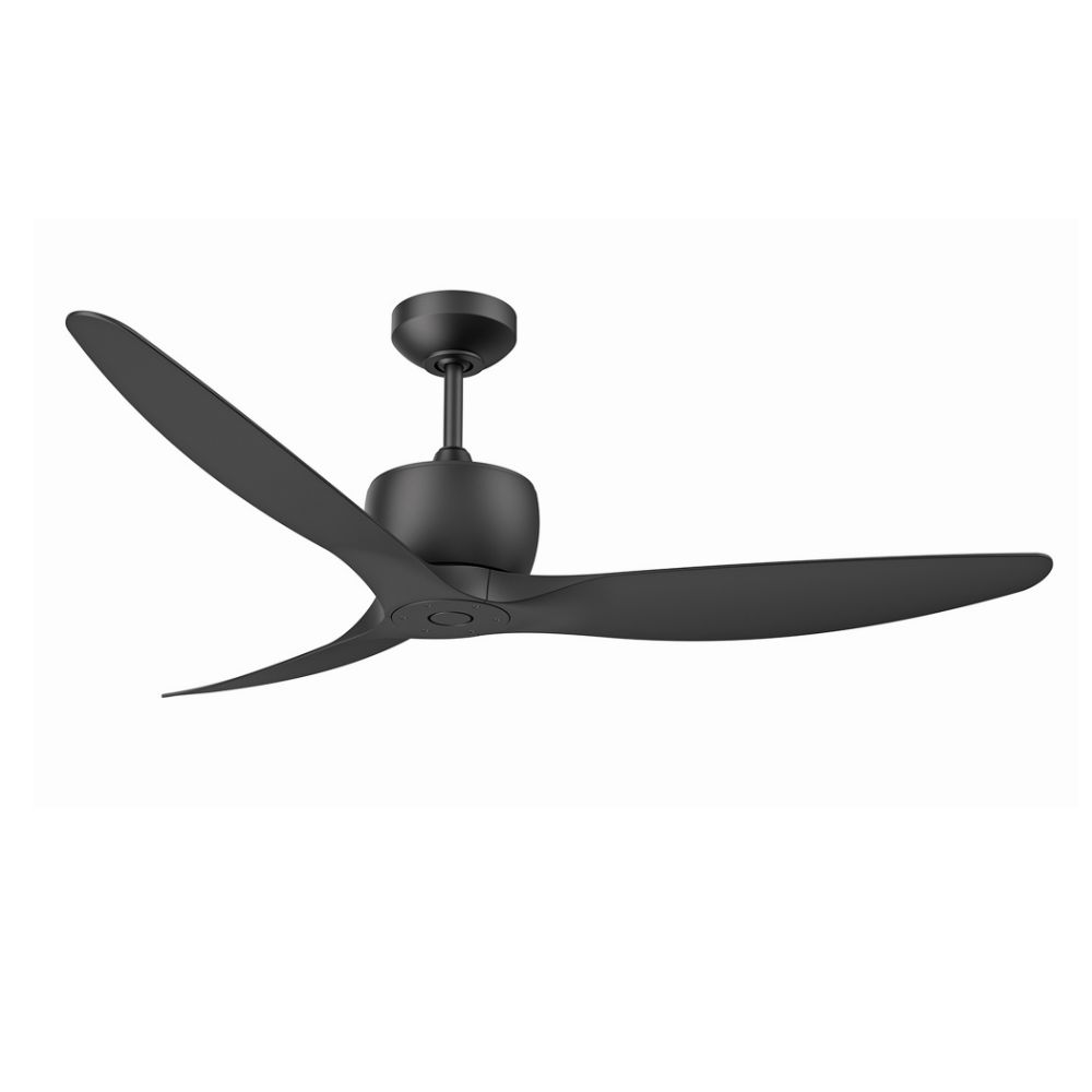Kendal Lighting AC30452-BLK ELEMONT 52 in. Remote Control Ceiling Fan in a Matte Black finish with matching blades