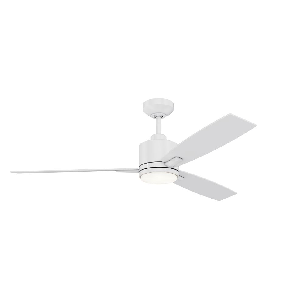 Kendal Lighting AC30852-MWH NUVEL - 52" Ceiling Fan - Matte White