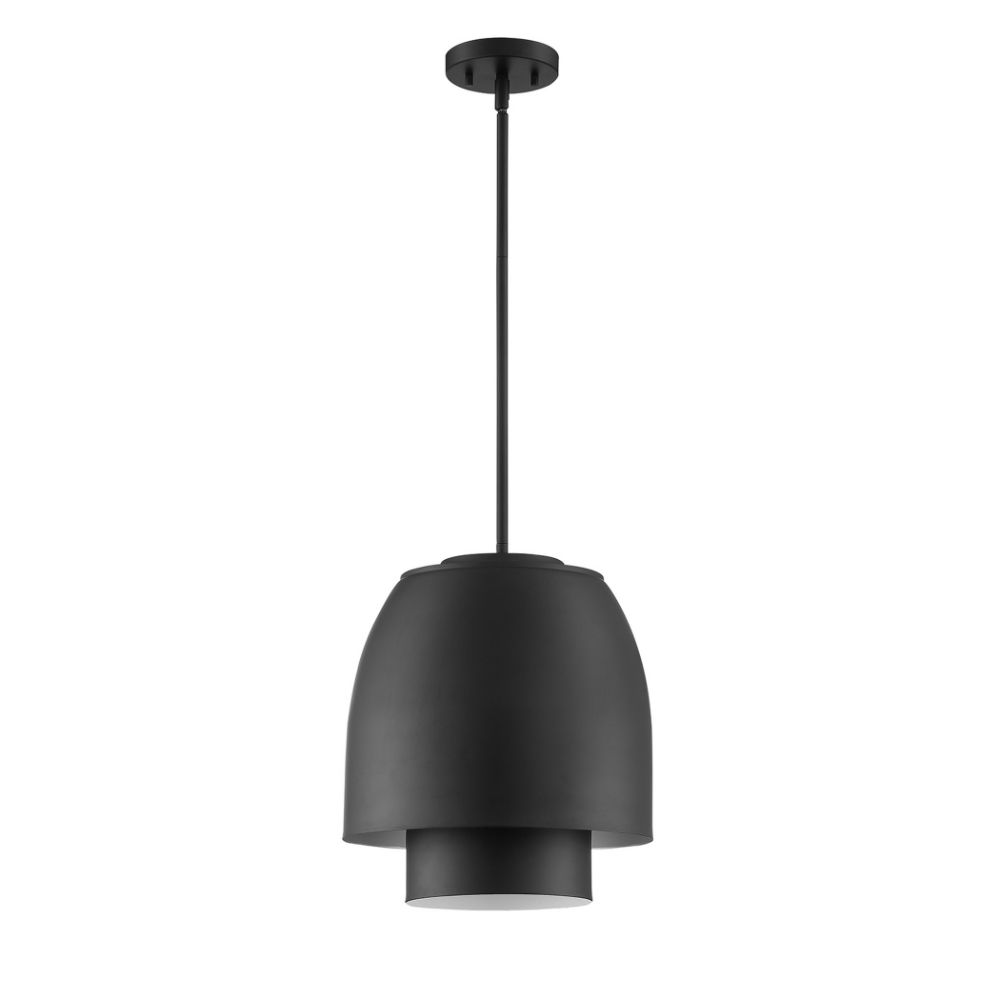 Kendal Lighting PF256-BLK Sprizzo 3-light Black Pendant in Black