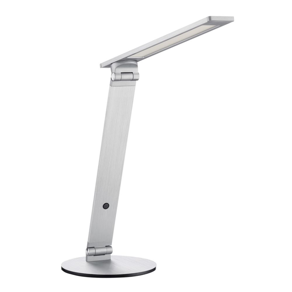 Kendal Lighting PTL5002-BAL Jexx Led Desk Lamp In A Brushed Aluminum Finish