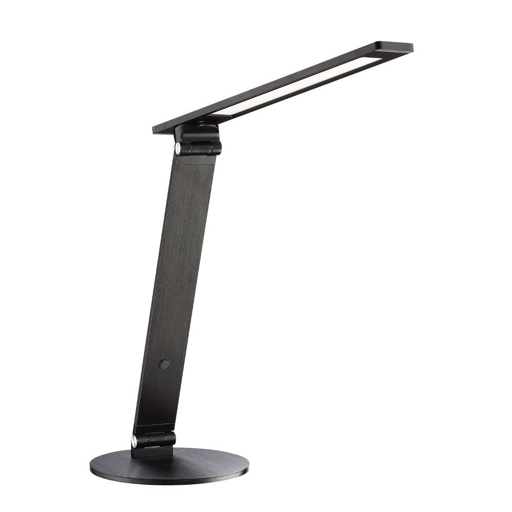 Kendal Lighting PTL5002-BLK Jexx Led Desk Lamp In A Black Finish