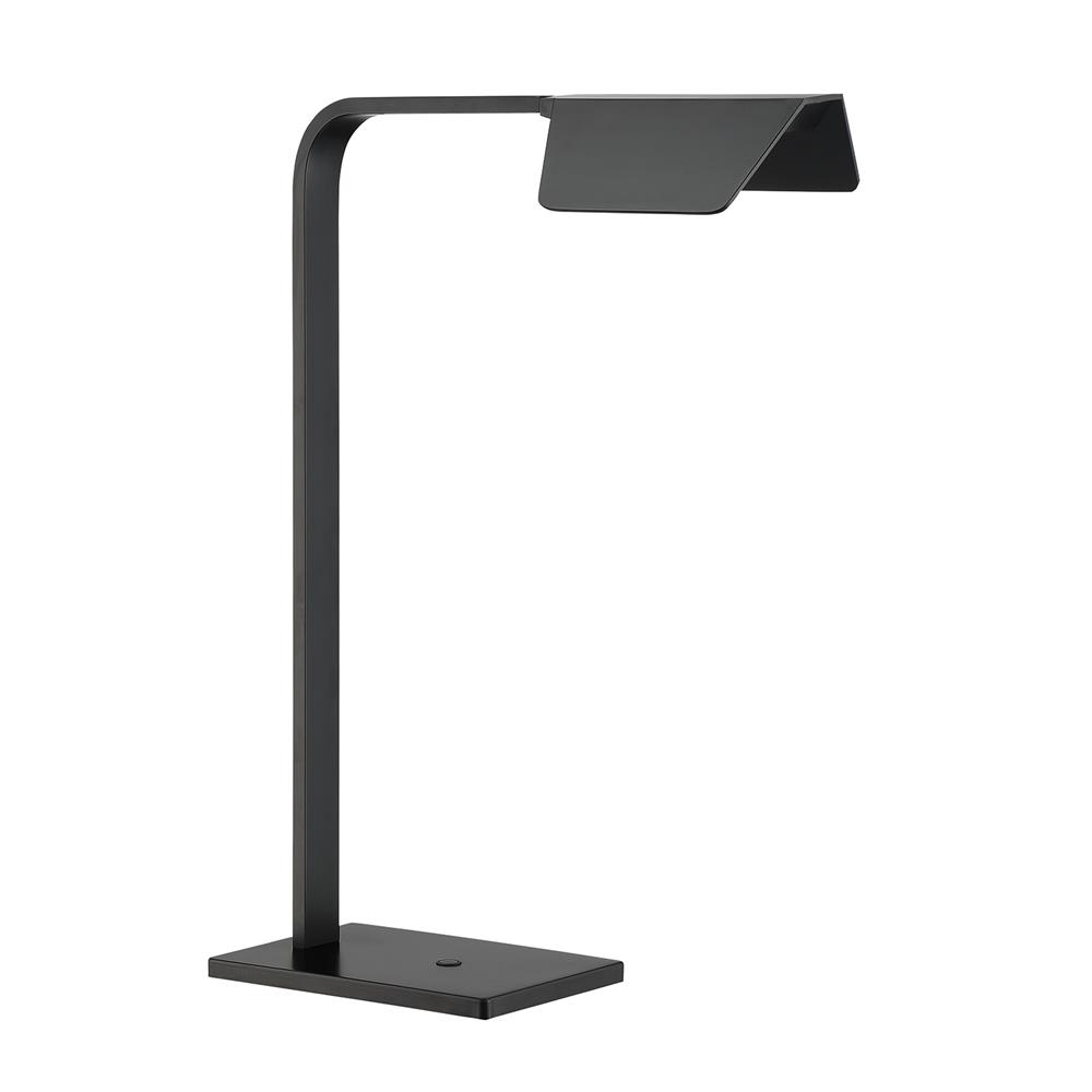 Kendal Lighting PTL5007-BLK Mera 52 In. Black Led Desk Lamp in Black Finish