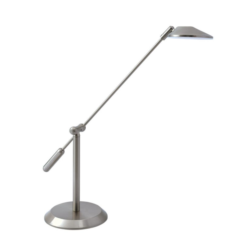 Kendal Lighting PTL6001-SN SIRINO LED Desk Lamp in a Satin Nickel finish