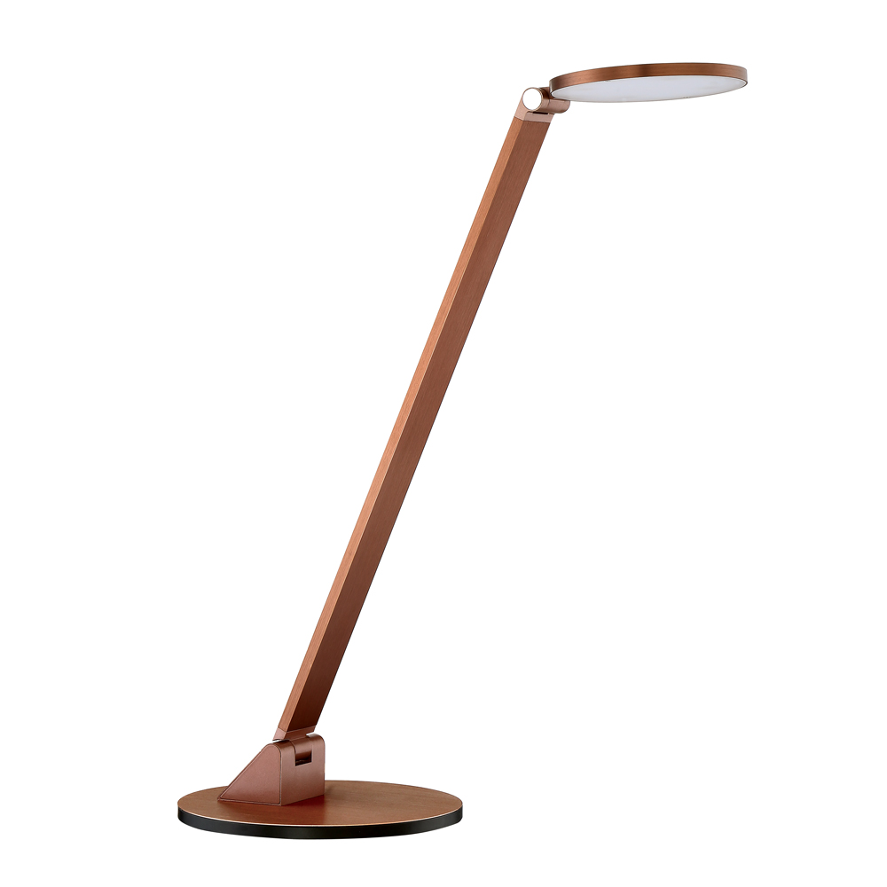 Kendal Lighting PTL8320-RB ROUNDO series Russet Bronze LED Desk Lamp