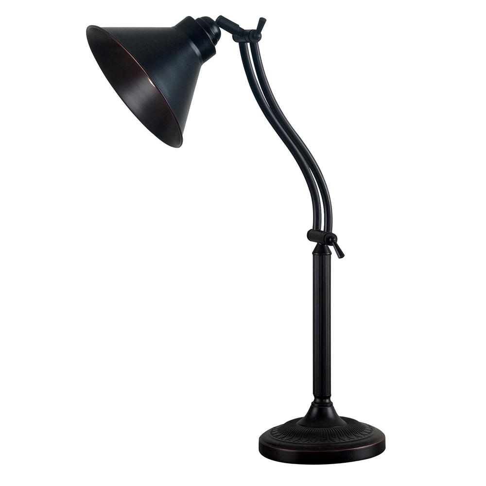 Kenroy Home 21397ORB Amherst Adjustable Desk Lamp in Oil Rubbed Bronze Finish