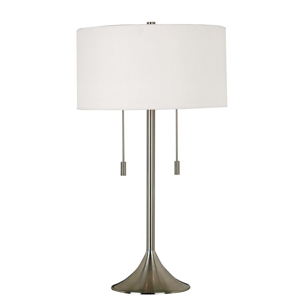 Kenroy Home 21404BS Stowe Table Lamp in Brushed Steel Finish