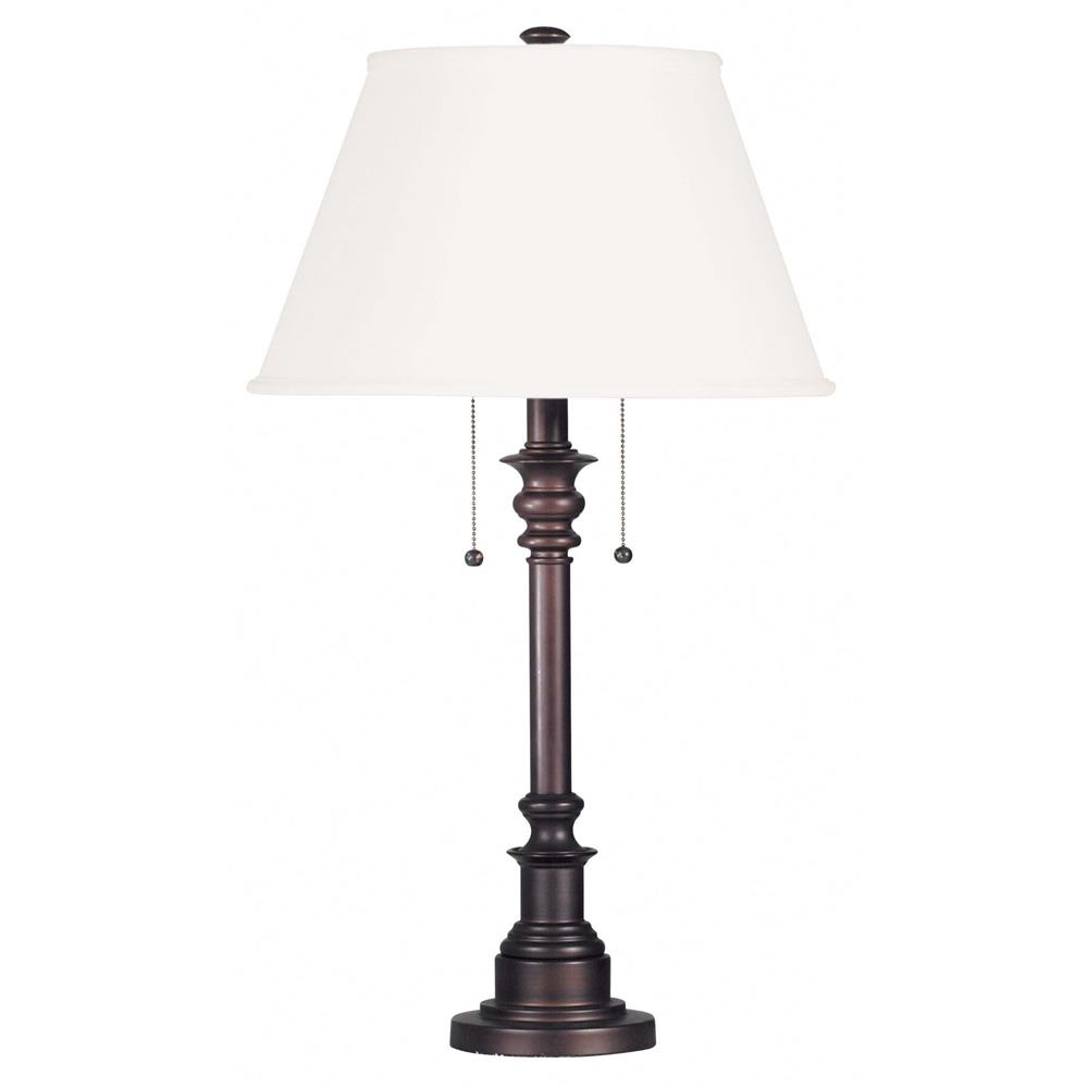 Kenroy Home 30437BRZ Spyglass Table Lamp in Bronze Finish
