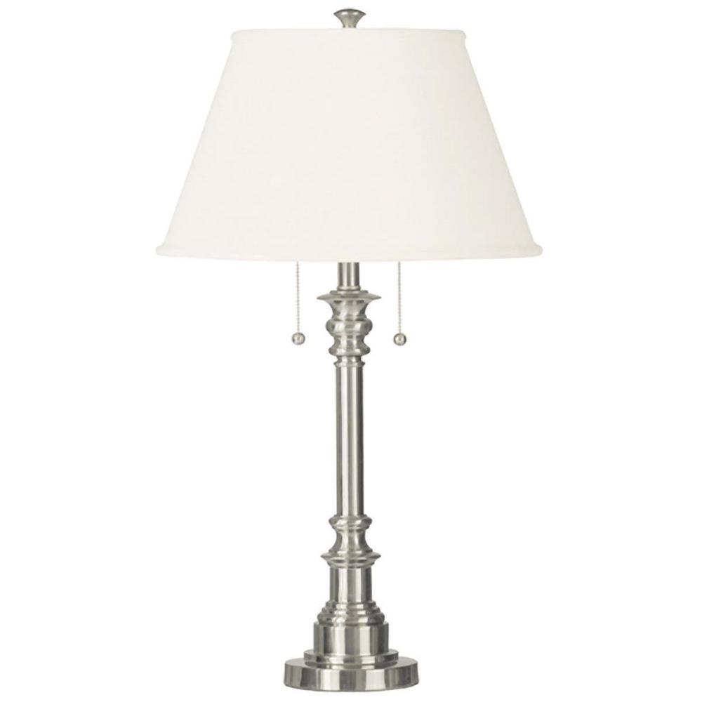 Kenroy Home 30437BS Spyglass Table Lamp in Brushed Steel Finish
