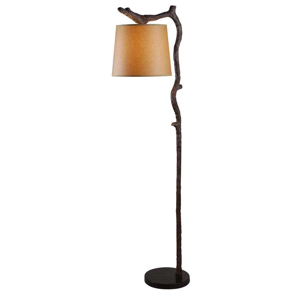 Kenroy Home 32452BRZD Overhang Floor Lamp in Bronzed Finish