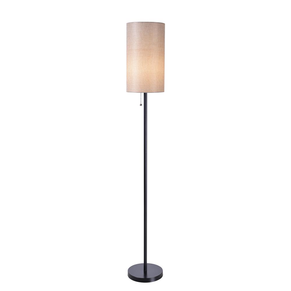Kenroy Home 33343BL Wylie Floor Lamp in Black Finish