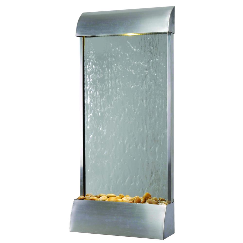 Kenroy Home 51056SS Breckenridge Floor/Wall Founta in Stainless Steel and Mirror Finish