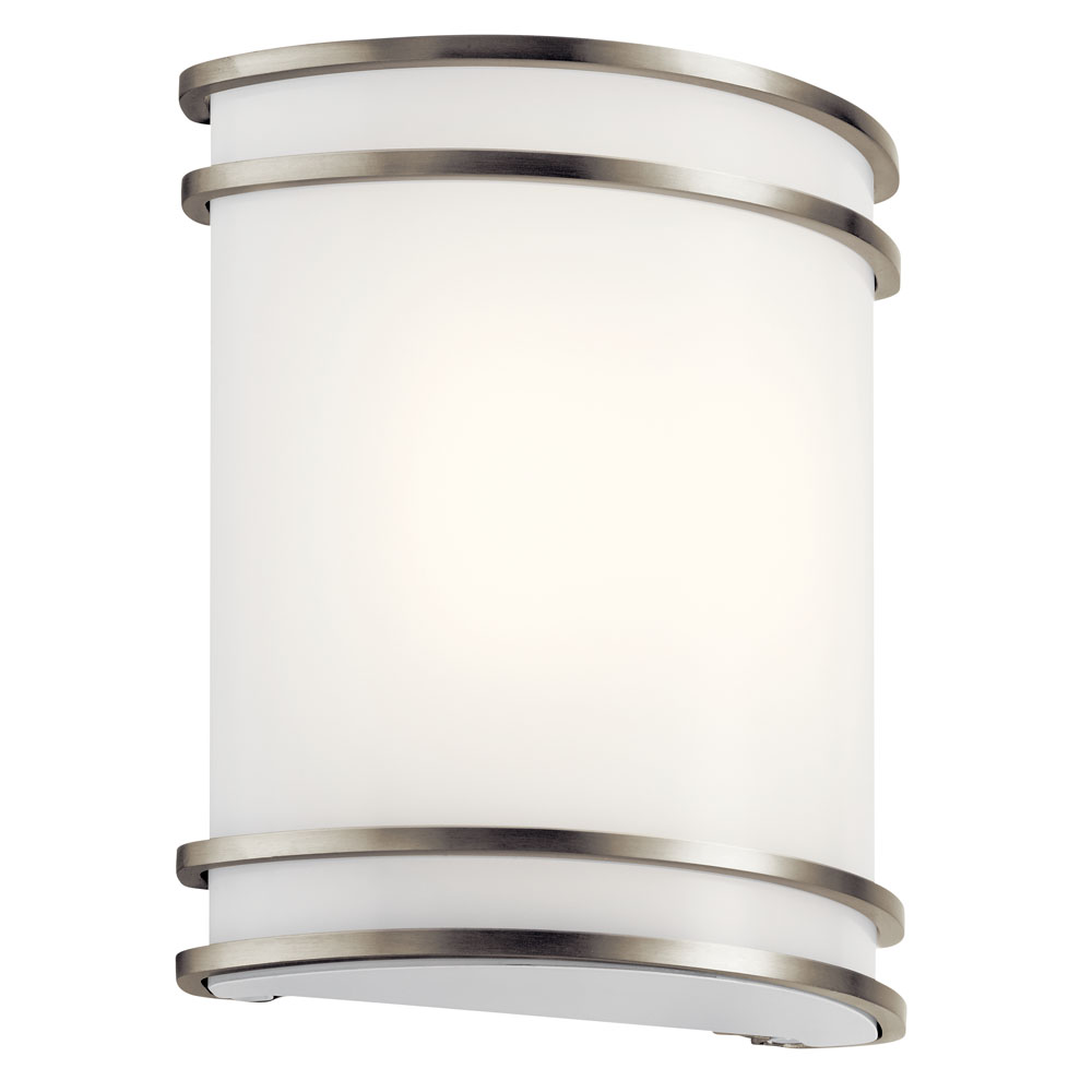 Kichler 11319NILED Wall Sconce 1Lt LED in Brushed Nickel
