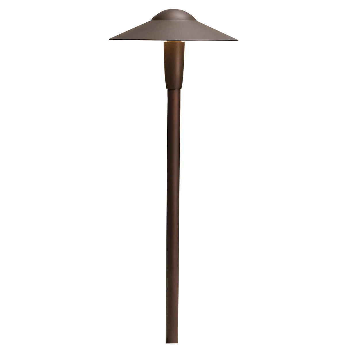 Kichler 15810AZT27R Led Dome Path Light in Textured Architectural Bronze