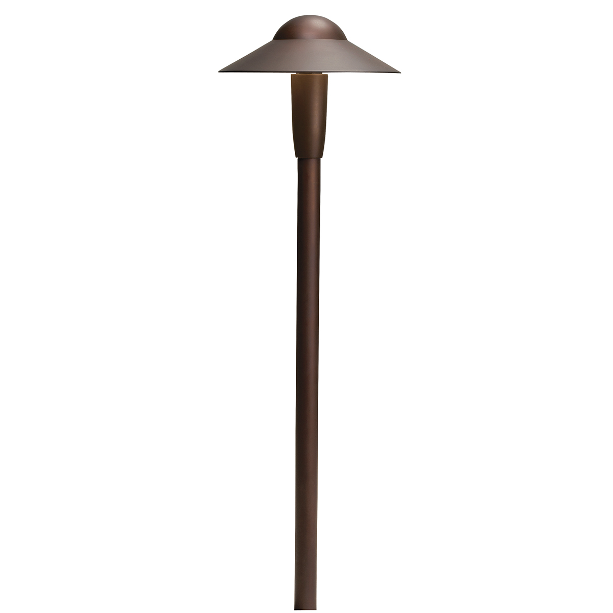 Kichler 15870AZT27R LED 6 Dome Path Light in Textured Architectural Bronze