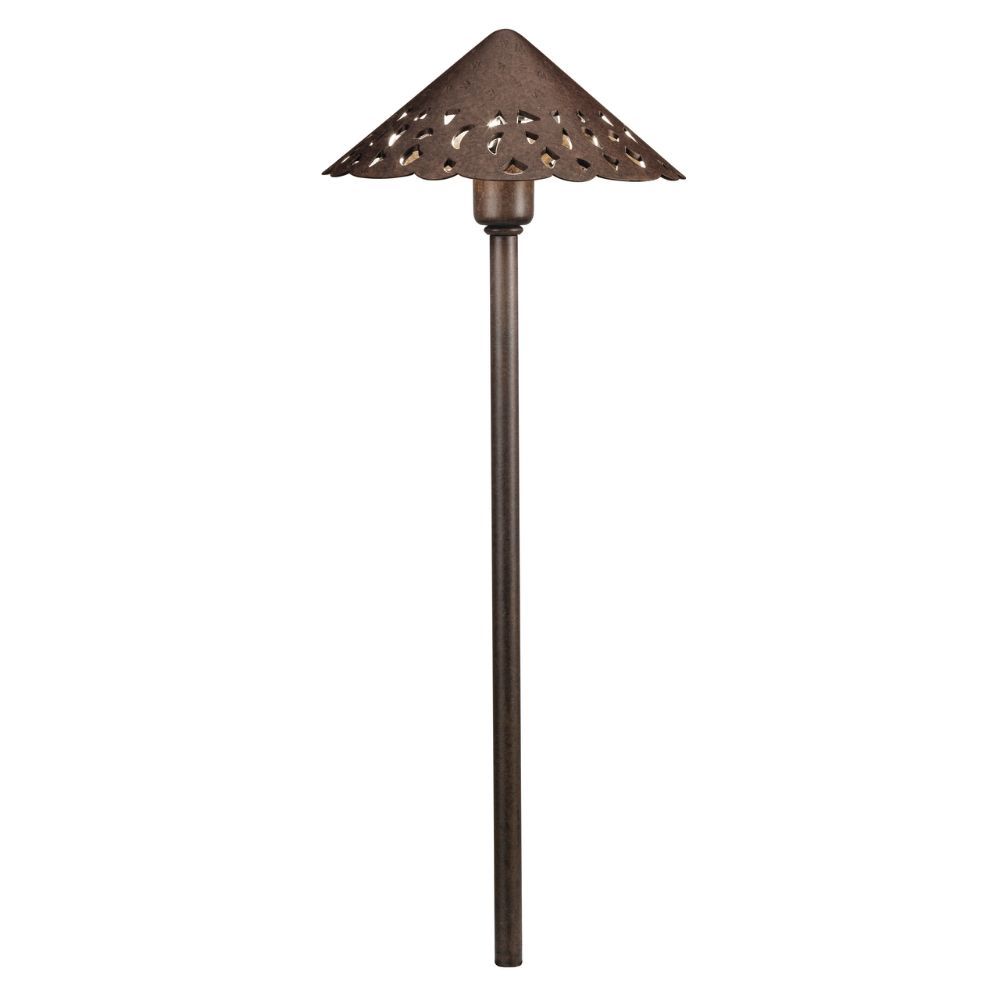 Kichler LANDSCAPE 15871TZT LED Cast Alum Hammered Roof in Textured Tannery Bronze