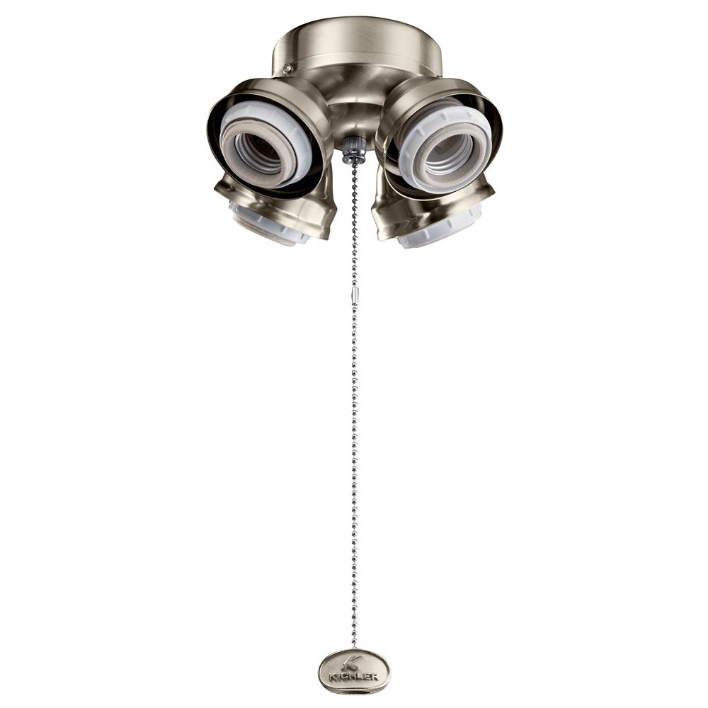 Kichler 350210AP Accessory 4 Light Turtle Fitter LED in Antique Pewter