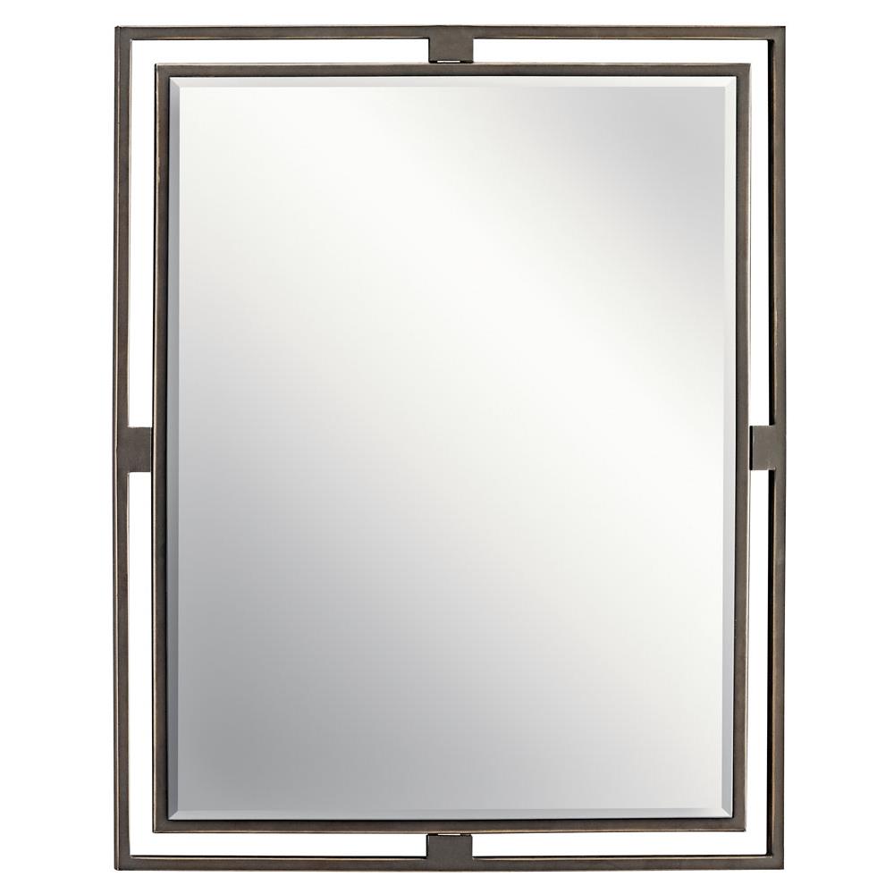 Kichler 41071OZ Hendrik 30" Rectangular Mirror in Olde Bronze®