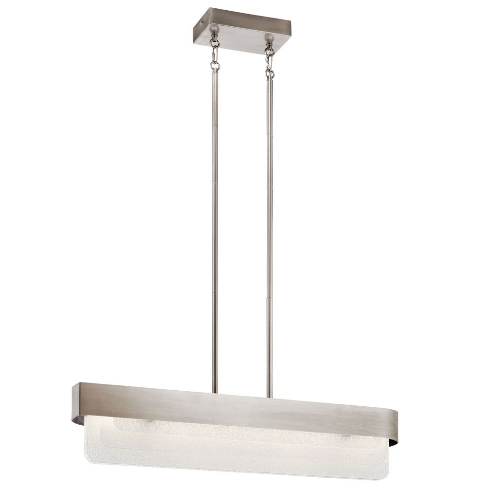 Kichler 44160CLPLED Linear Chandelier LED in Classic Pewter