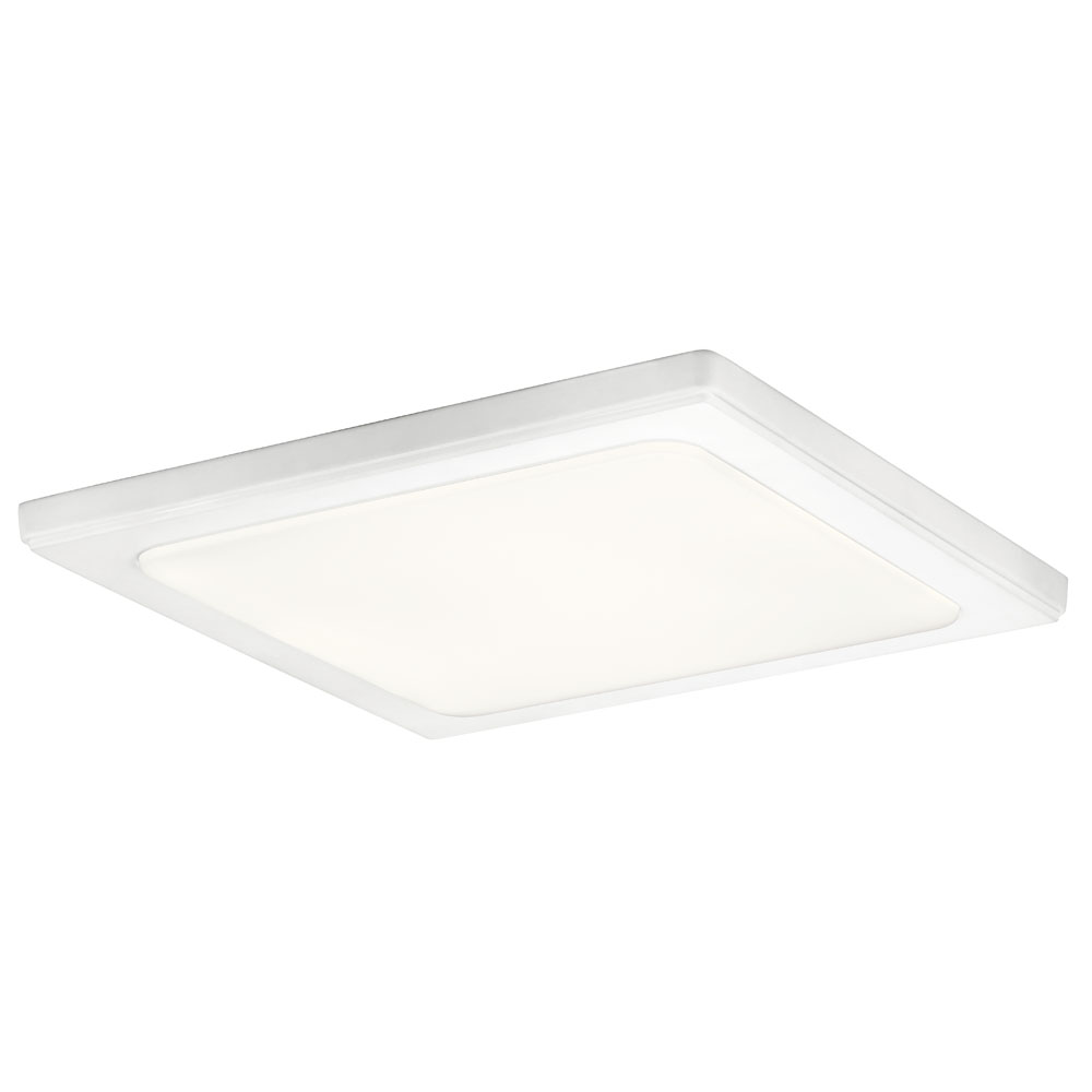 Kichler 44249WHLED30 Zeo Flush Mount 13 inch square WH