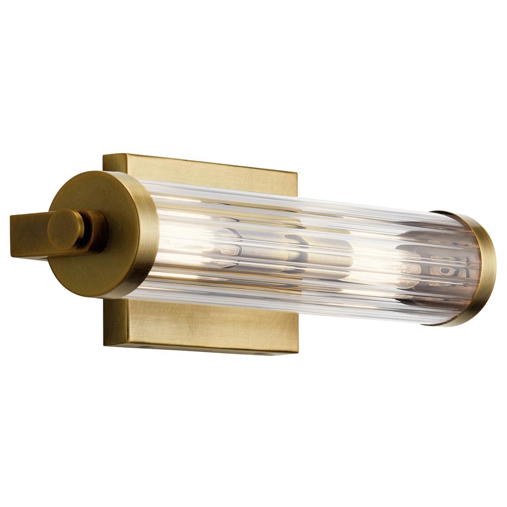 Kichler 45648NBR Azores Wall Sconce 2Lt in Natural Brass