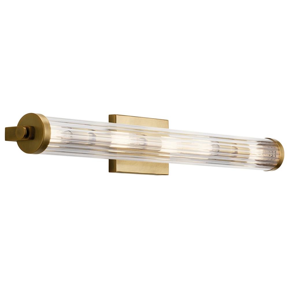 Kichler 45650NBR Azores Linear Bath 32in in Natural Brass