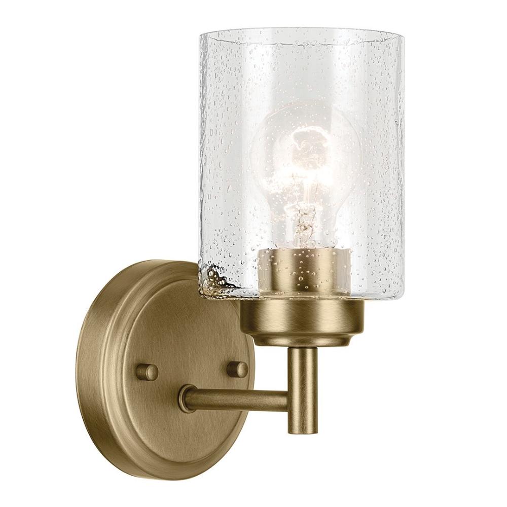 Kichler 45910NBR Wall Sconce 1Lt in Natural Brass