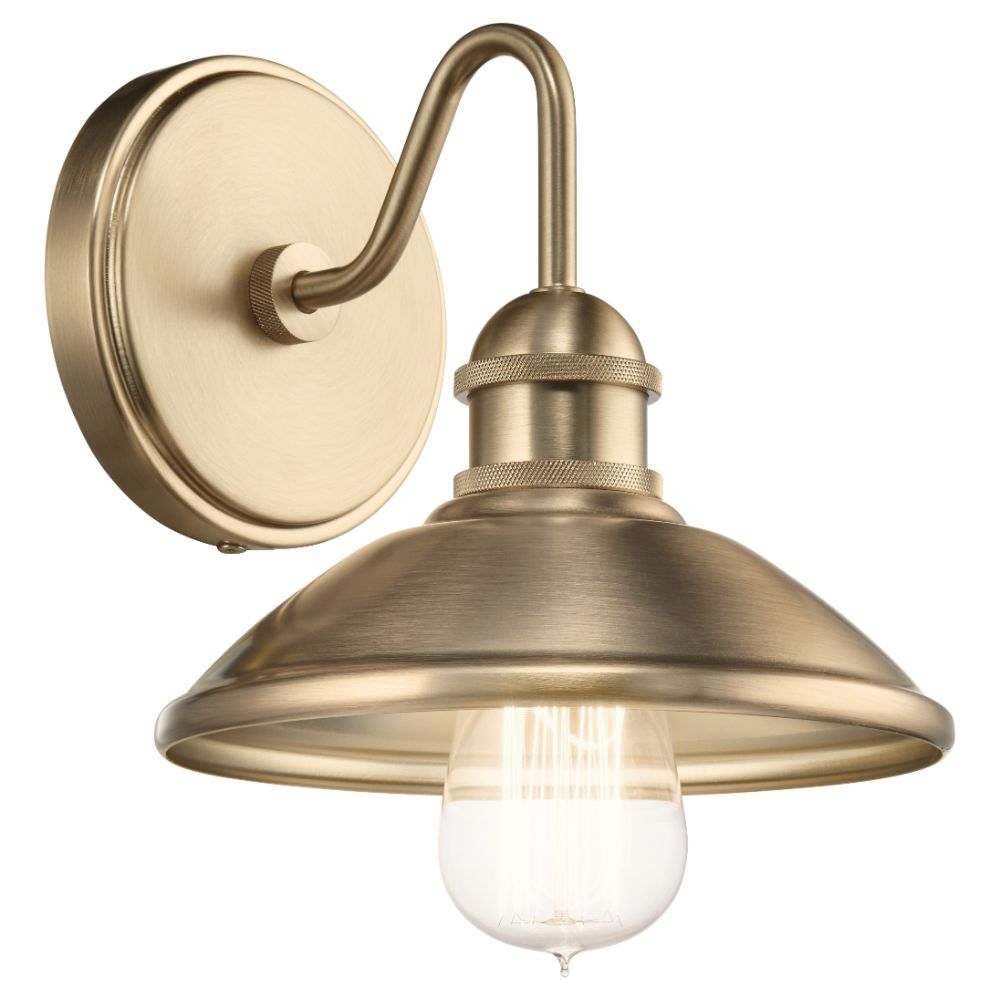 Kichler 45943CPZ Wall Sconce 1Lt in Champagne Bronze