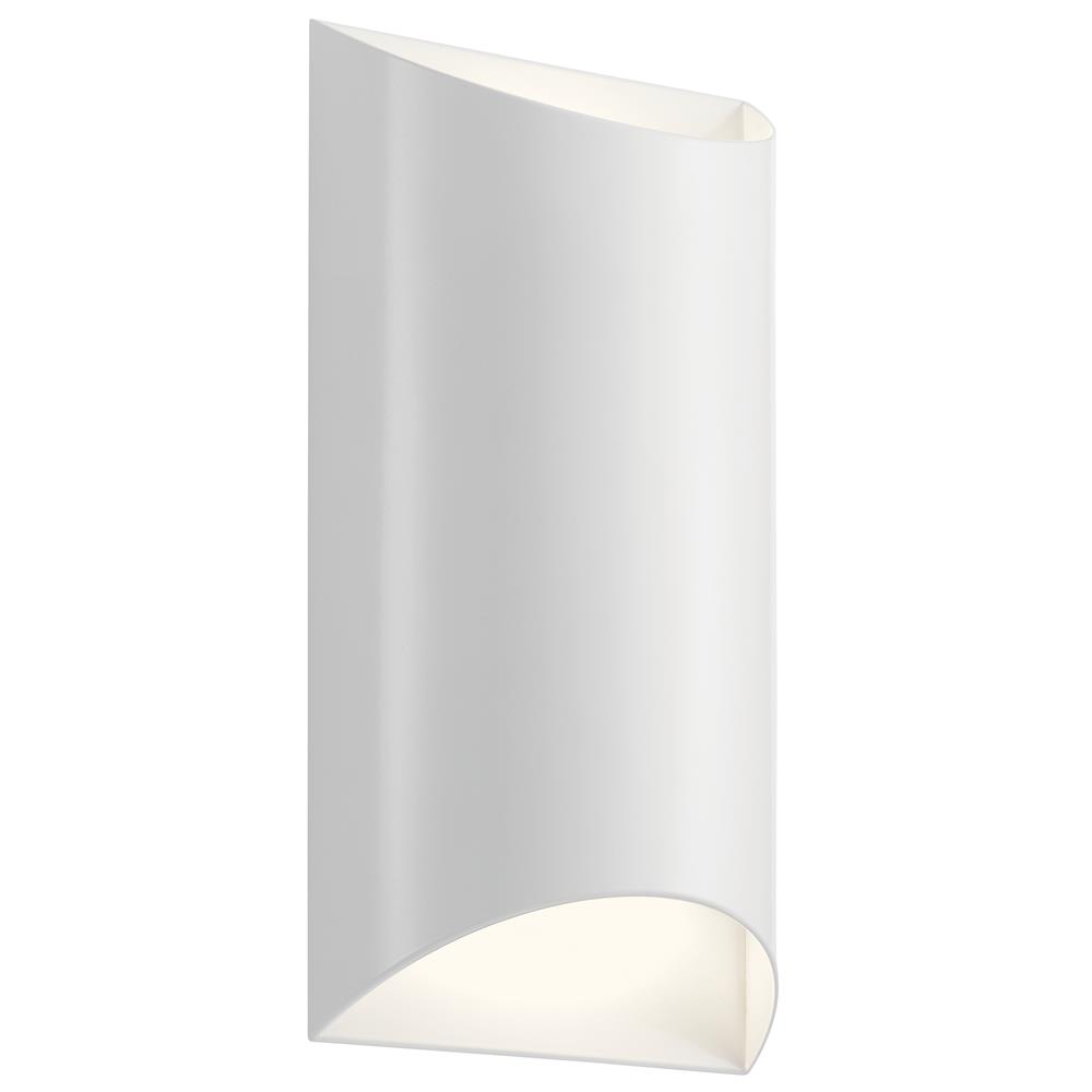 Kichler 49279WHLED Wesley Outdoor Wall 2Lt LED in White