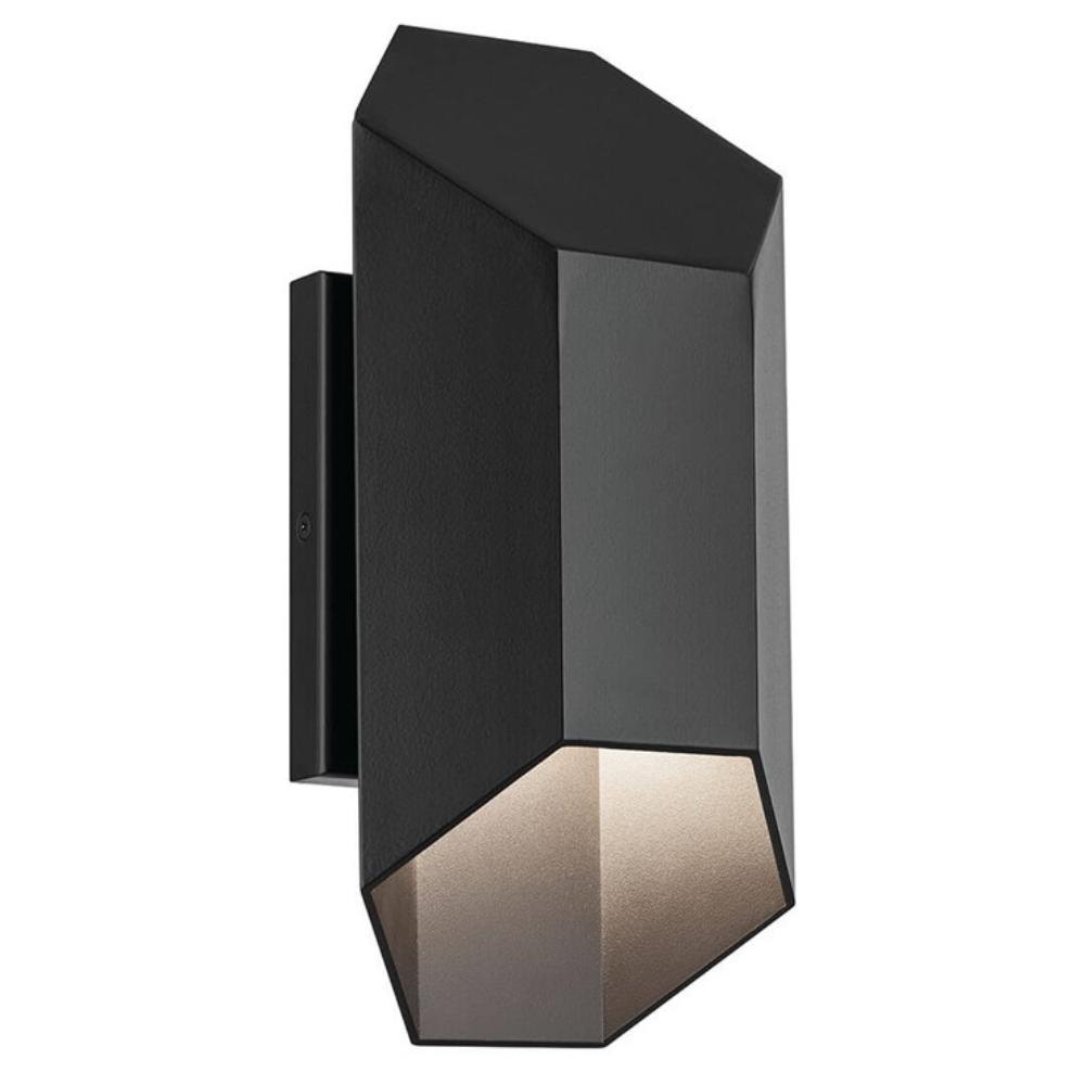 Kichler 49607BKLED Outdoor Wall 1Lt LED in Black