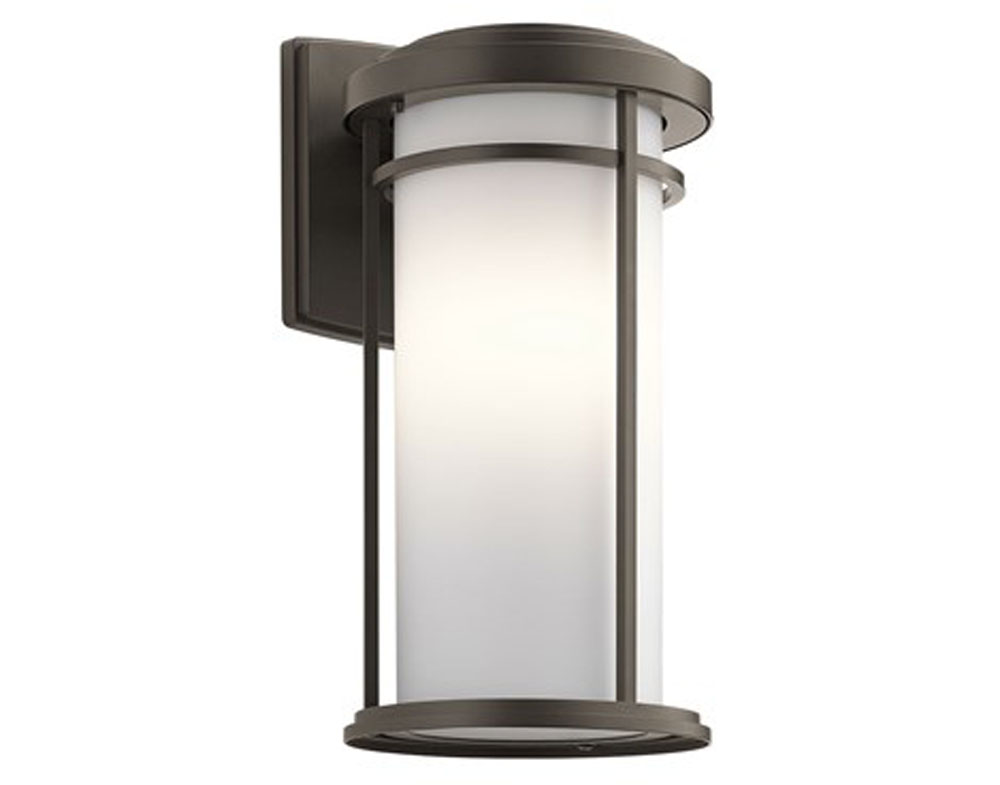 Kichler 49688OZL18 Toman Outdoor Wall 1Lt LED in Olde Bronze