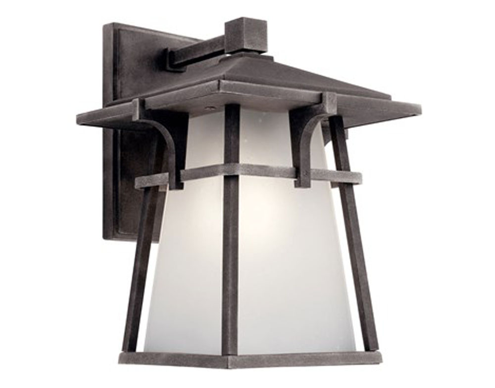 Kichler 49721WZCL18 Beckett Outdoor Wall 1Lt LED in Weathered Zinc