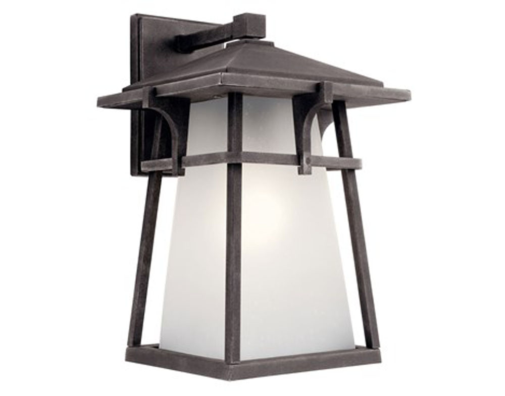 Kichler 49722WZCL18 Beckett Outdoor Wall 1Lt LED in Weathered Zinc