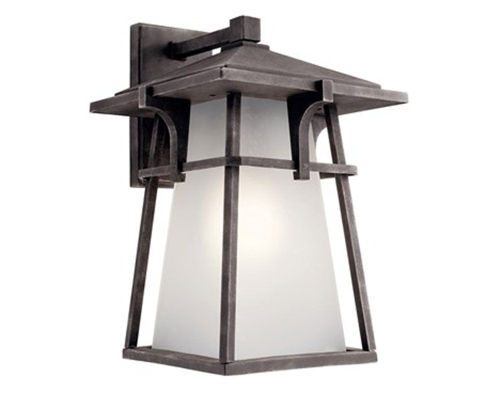 Kichler 49723WZCL18 Beckett Outdoor Wall 1Lt LED in Weathered Zinc