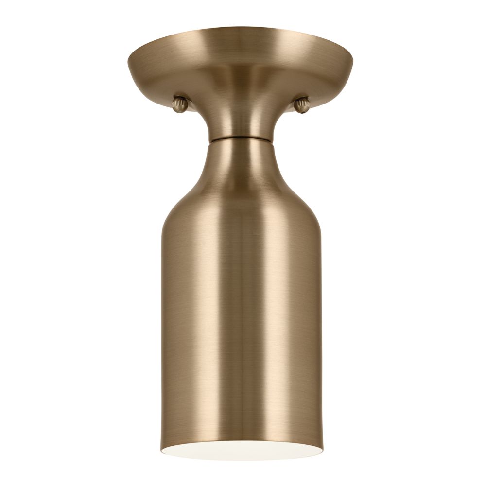 Kichler 52598CPZ Semi Flush 1Lt in Champagne Bronze
