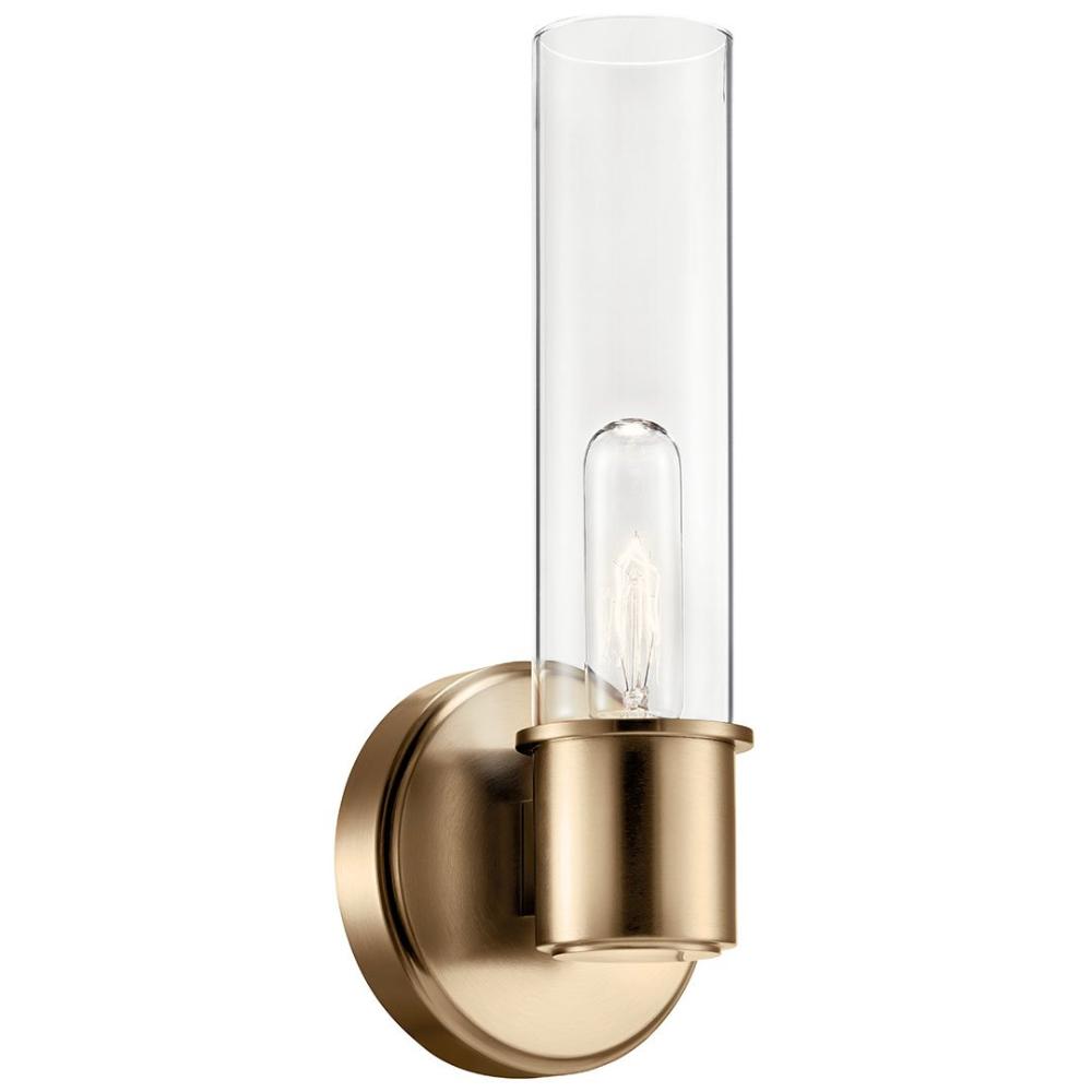 Kichler 52653CPZ Wall Sconce 1Lt in Champagne Bronze