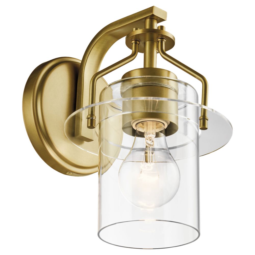 Kichler 55077NBR Wall Sconce 1Lt in Brushed Brass