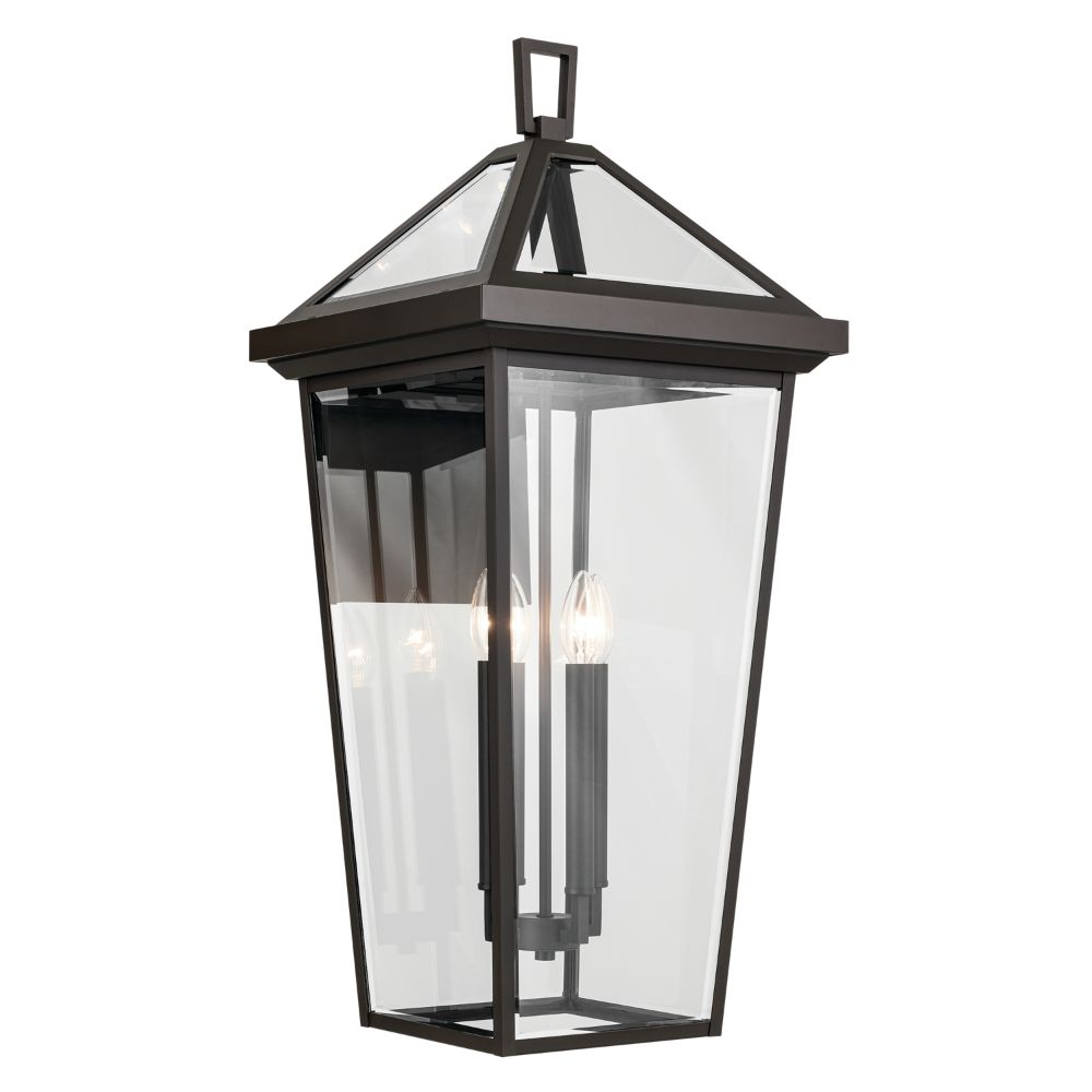 Kichler 59128OZ Regence 30.25 inch 4 Light Outdoor Wall Light with Clear Glass in Olde Bronze
