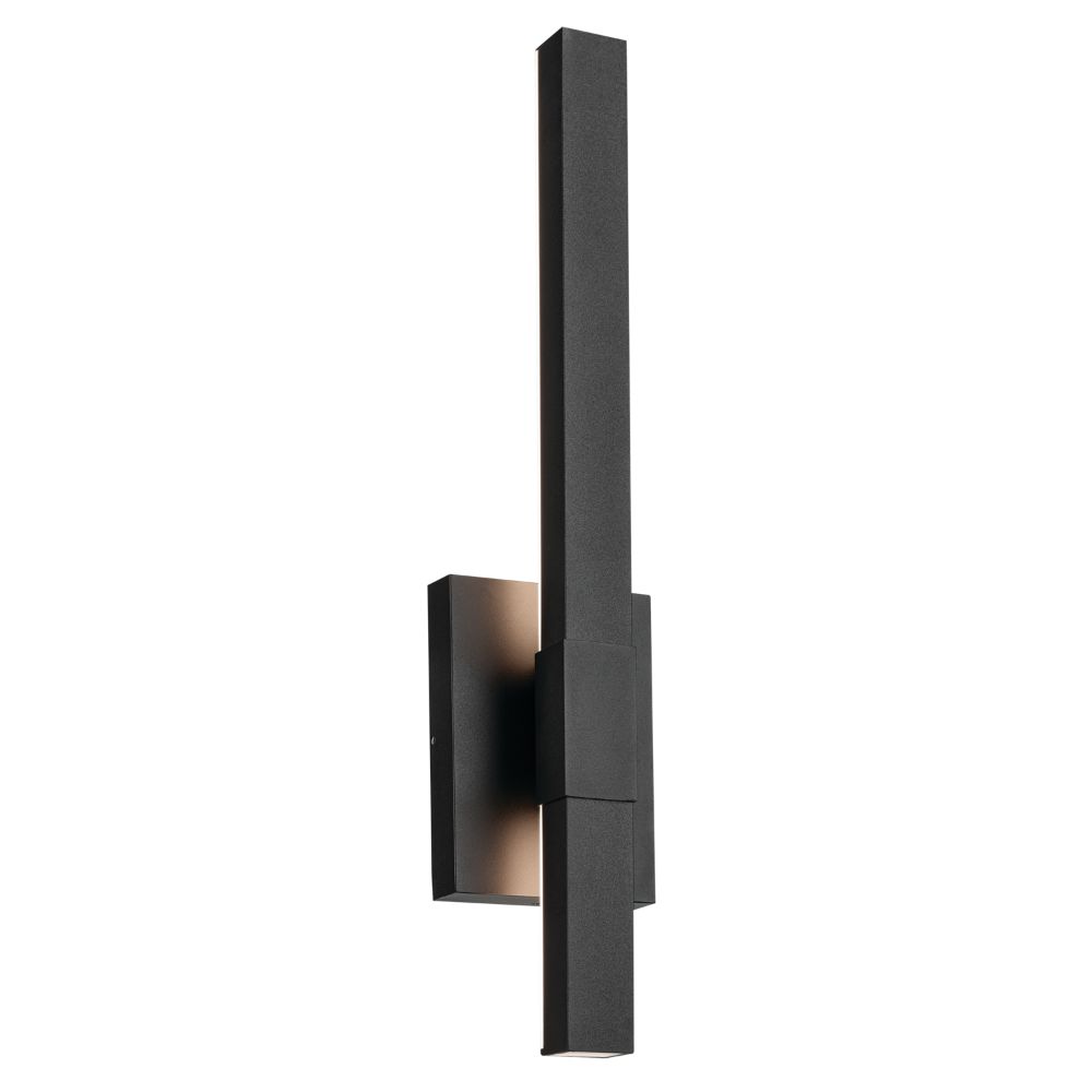 Kichler 59144BKT Nocar 22.25 inch LED Outdoor Wall Light in Textured Black 